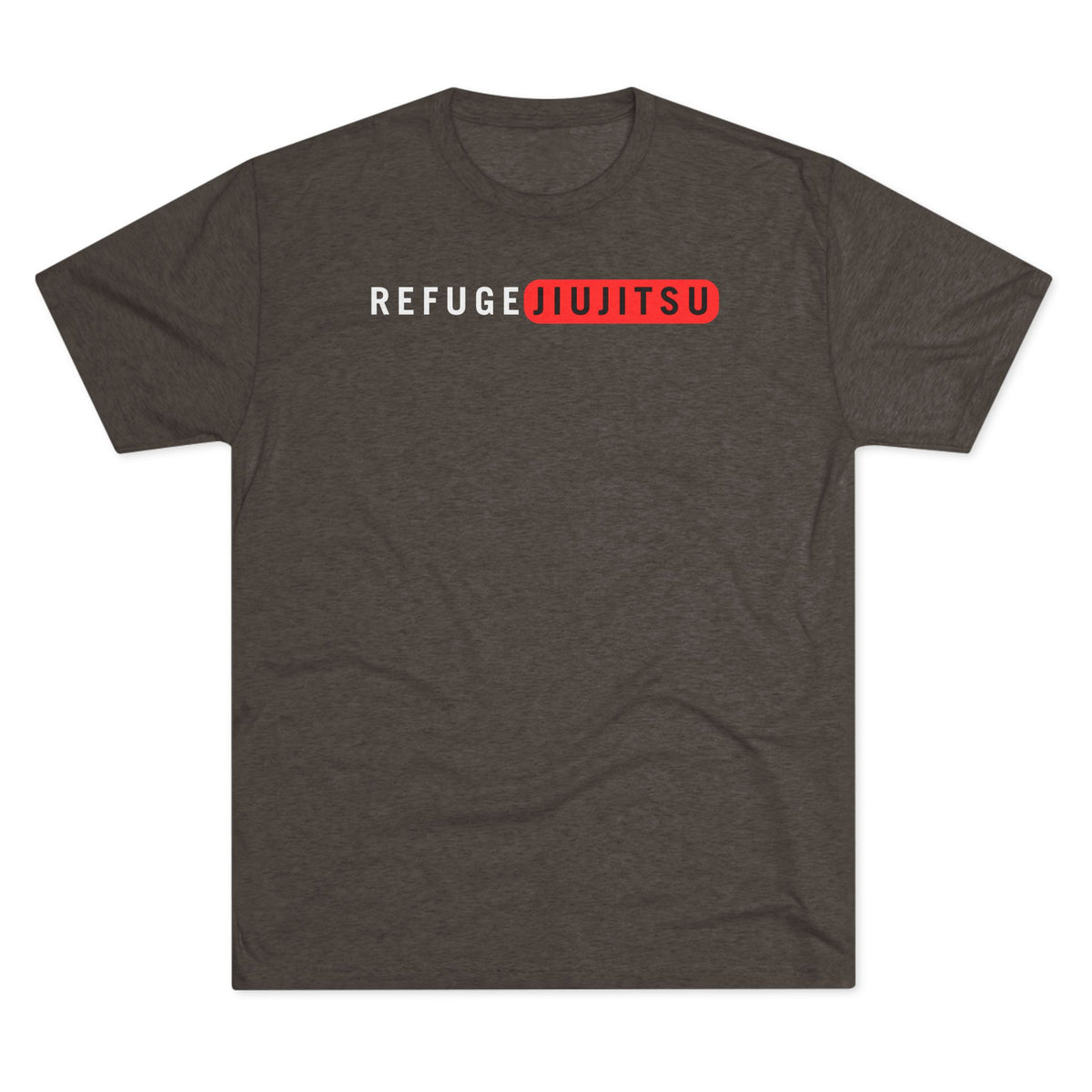 Refuge Jiu Jitsu Red Box Tri-Blend Tee - Dark