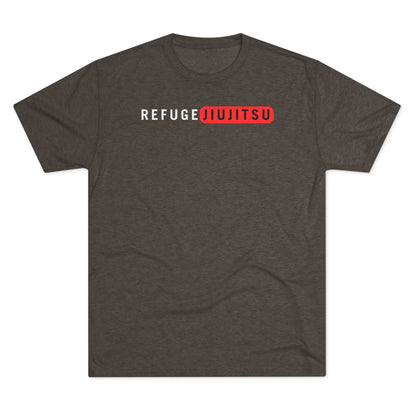 Refuge Jiu Jitsu Red Box Tri-Blend Tee - Dark