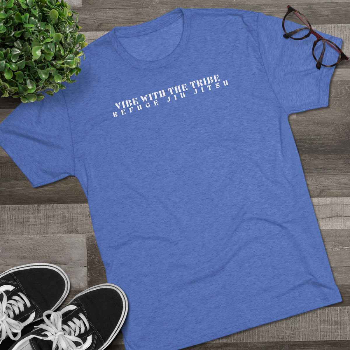 Refuge Vibe Tri-Blend Tee - Dark