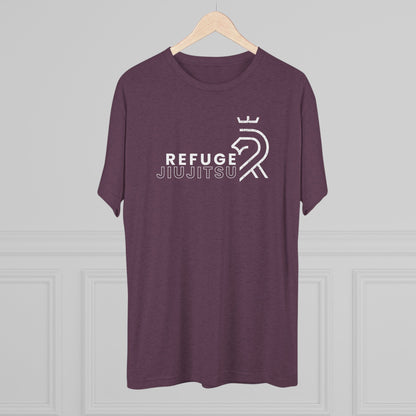 Refuge Jiu Jitsu Lion Logo Tri-Blend Tee - Dark