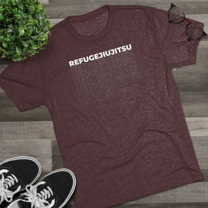 REFUGEJIUJITSU Fade Tri-Blend Tee - Dark