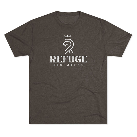Refuge Lion Stacked Tri-Blend Tee - Dark