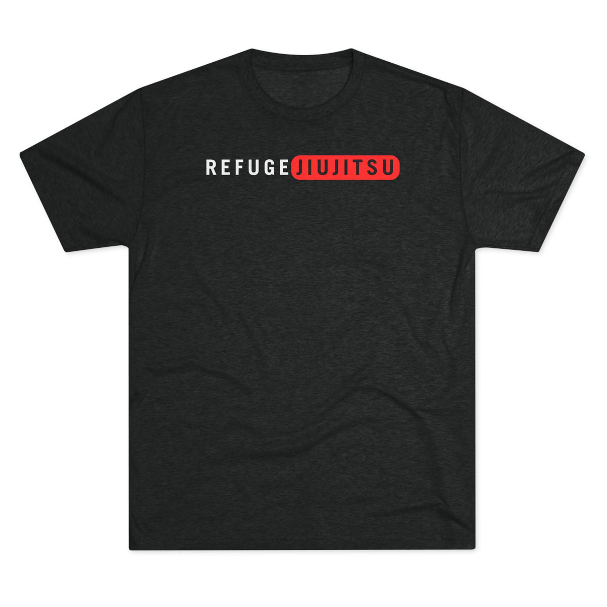 Refuge Jiu Jitsu Red Box Tri-Blend Tee - Dark
