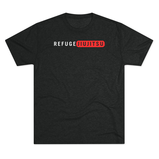 Refuge Jiu Jitsu Red Box Tri-Blend Tee - Dark