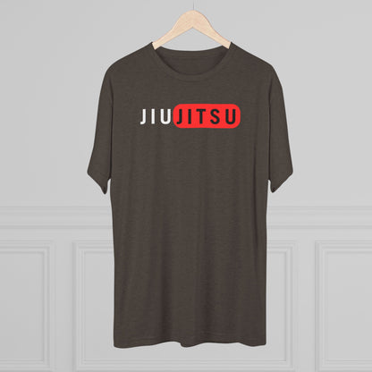 Jiu Jitsu Red Box Tri-Blend Tee - Dark