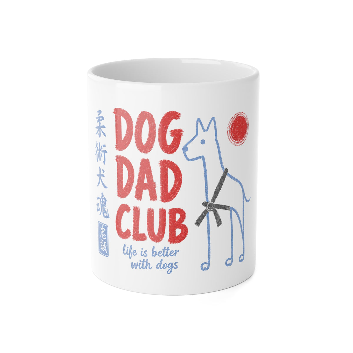 Jiu Jitsu Dog Dad Club Mug