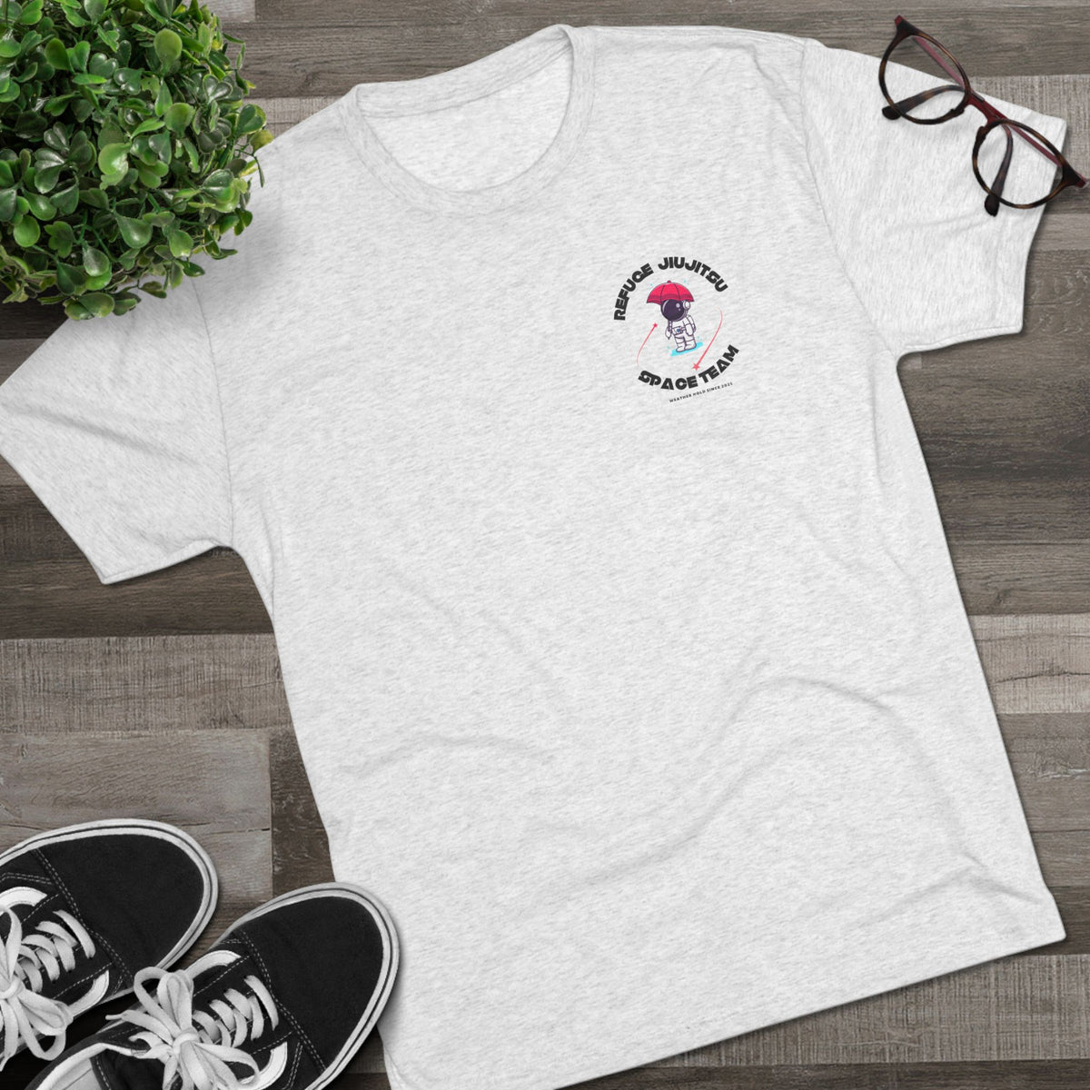 Refuge Jiu Jitsu Space Team Tri-Blend Tee