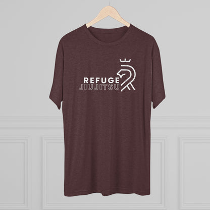 Refuge Jiu Jitsu Lion Logo Tri-Blend Tee - Dark