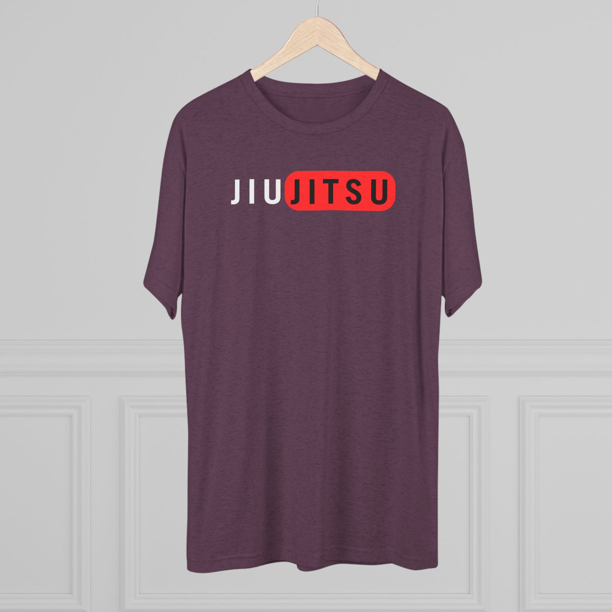 Jiu Jitsu Red Box Tri-Blend Tee - Dark