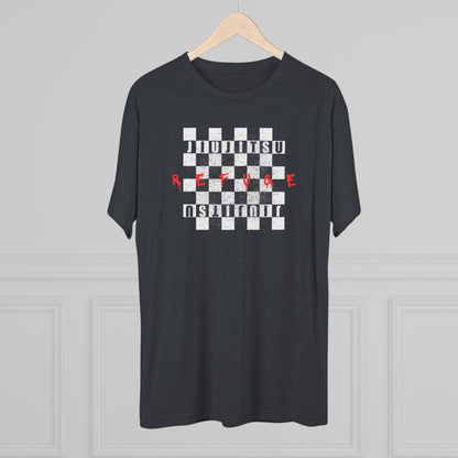 Refuge Checkered Tri-Blend Tee - Dark