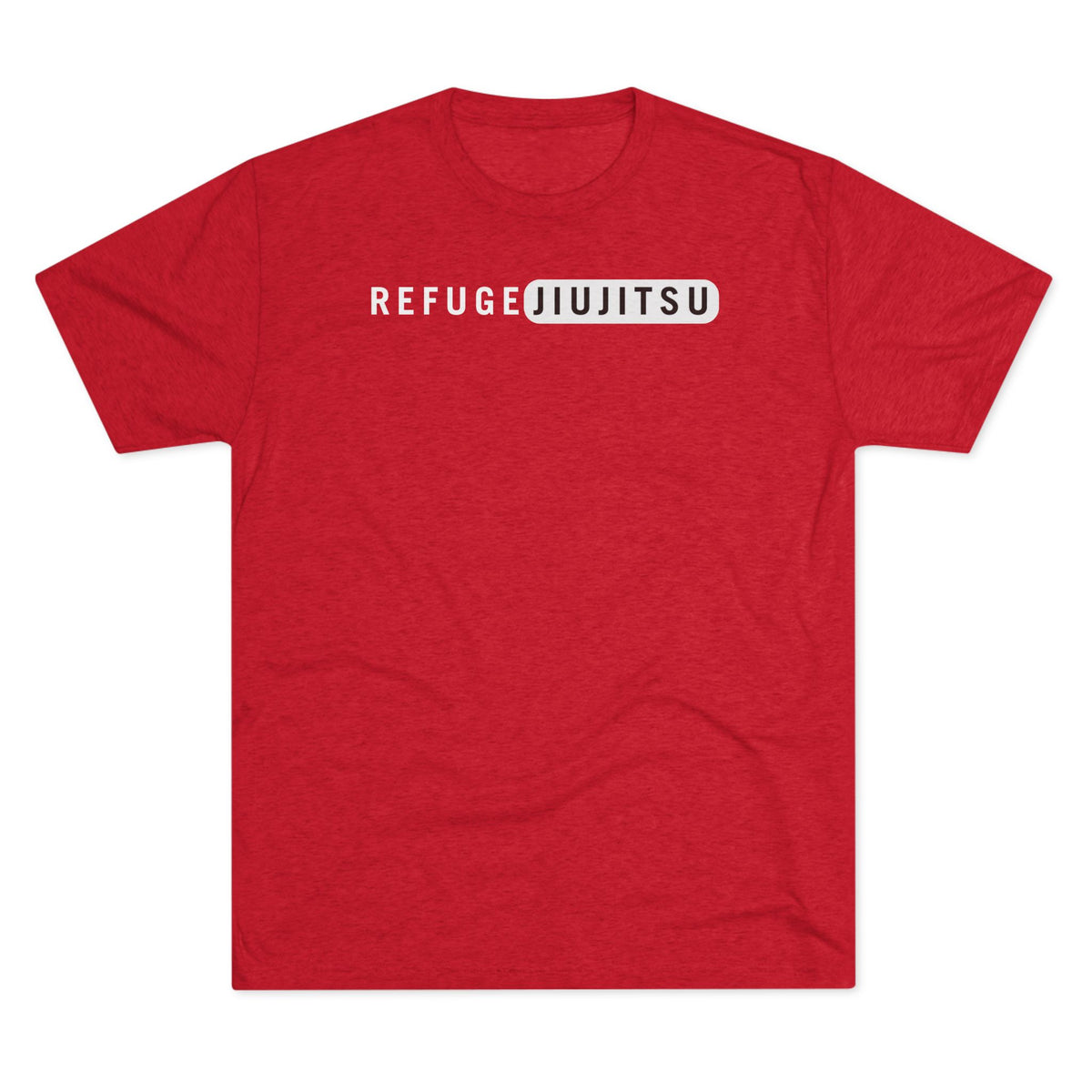 Refuge Jiu Jitsu Red Box Tri-Blend Tee - Dark (Red/Black Edition)