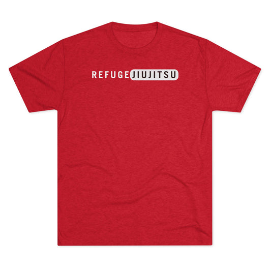 Refuge Jiu Jitsu Red Box Tri-Blend Tee - Dark (Red/Black Edition)