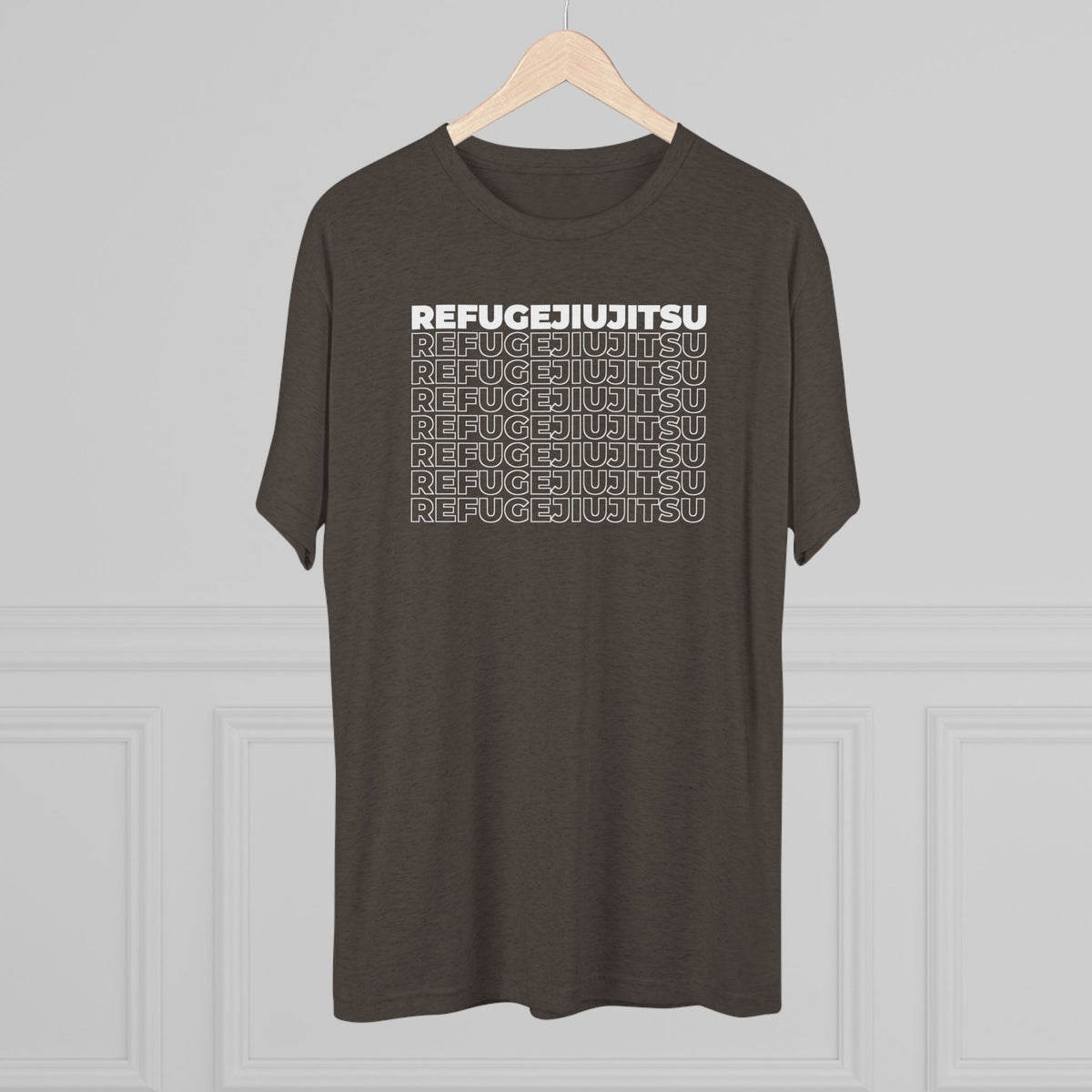 REFUGEJIUJITSU Fade Tri-Blend Tee - Dark (Bold Edition)