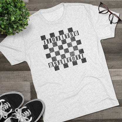 Jiu Jitsu Checkered Tri-Blend Tee