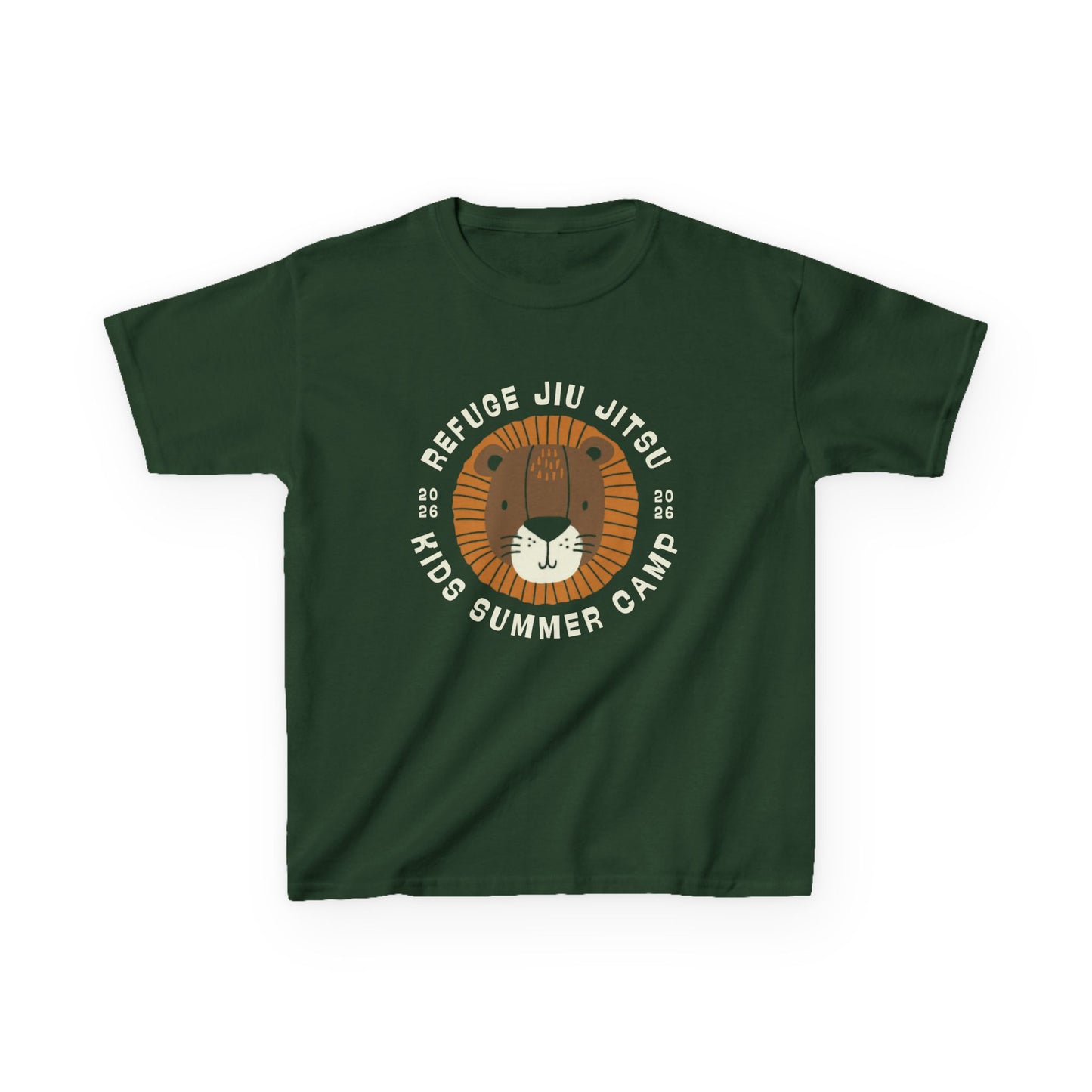 Kids Lion Graphic Tee — Cute Retro Safari Nursery Shirt