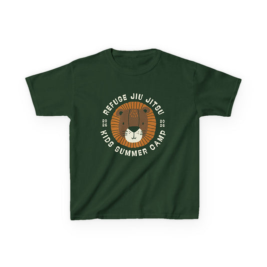 Kids Lion Graphic Tee — Cute Retro Safari Nursery Shirt