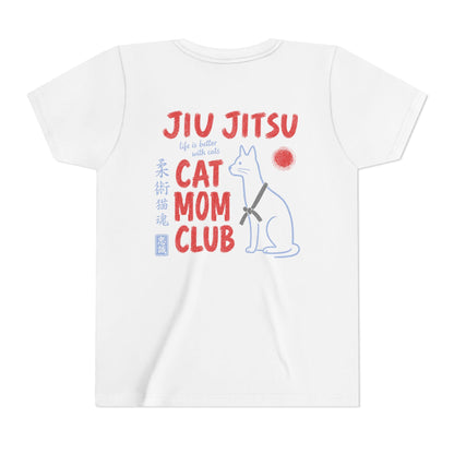 Jiu Jitsu Cat Mom Club Kids Tee