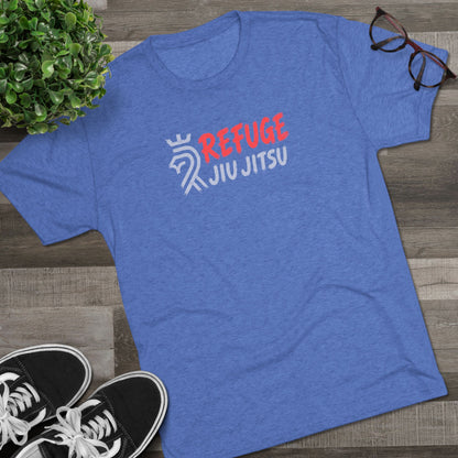 Jiu Jitsu Dog Mom Club Tri-Blend Tee - Dark