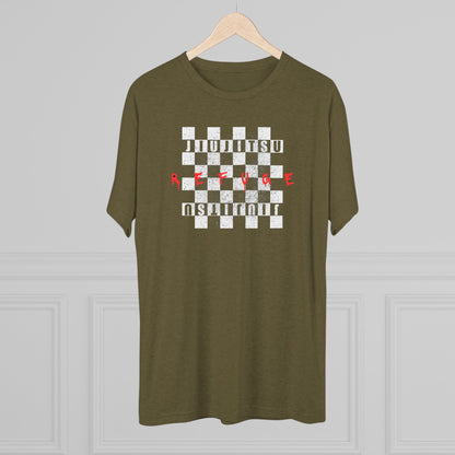 Refuge Checkered Tri-Blend Tee - Dark
