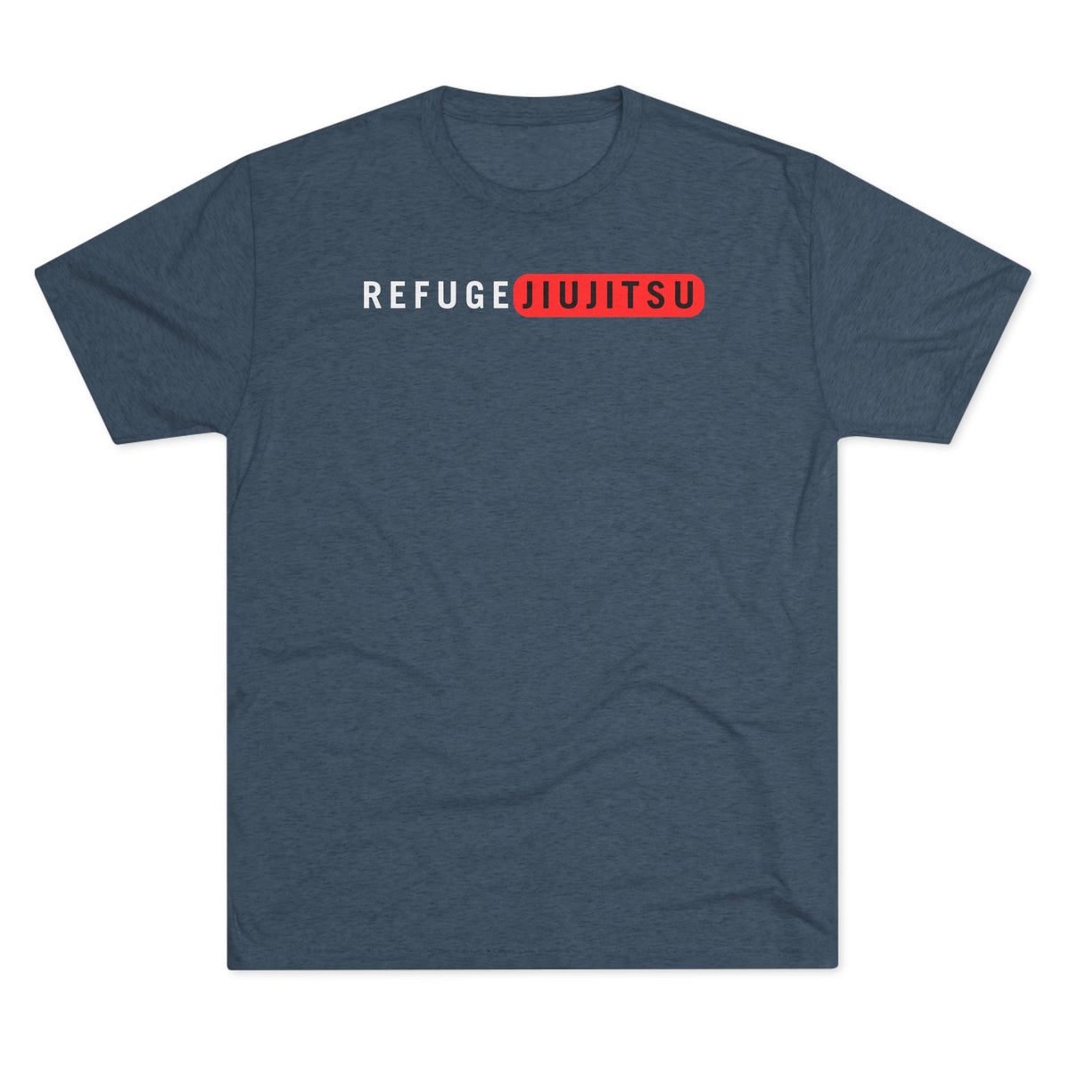 Refuge Jiu Jitsu Red Box Tri-Blend Tee - Dark