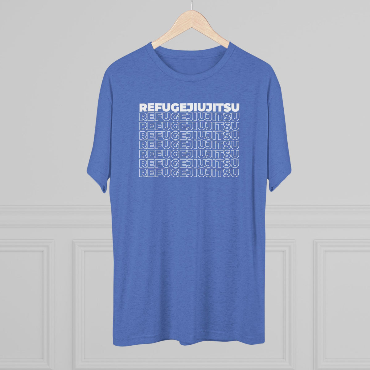 REFUGEJIUJITSU Fade Tri-Blend Tee - Dark (Bold Edition)