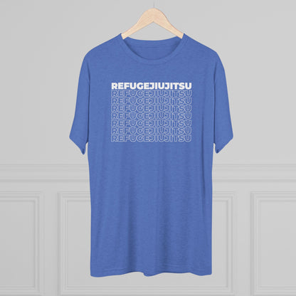 REFUGEJIUJITSU Fade Tri-Blend Tee - Dark (Bold Edition)