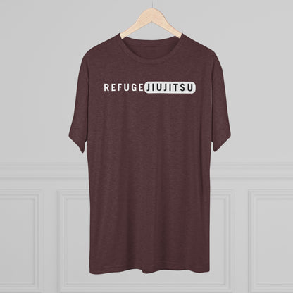Refuge Jiu Jitsu Red Box Tri-Blend Tee - Dark (Red/Black Edition)