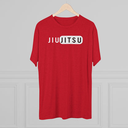 Jiu Jitsu Red Box Tri-Blend Tee - Dark (Red/Black Edition)