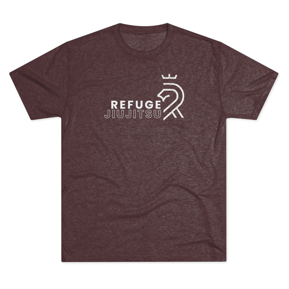 Refuge Jiu Jitsu Lion Logo Tri-Blend Tee - Dark