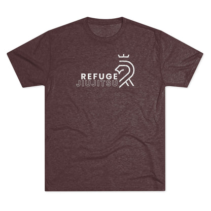 Refuge Jiu Jitsu Lion Logo Tri-Blend Tee - Dark