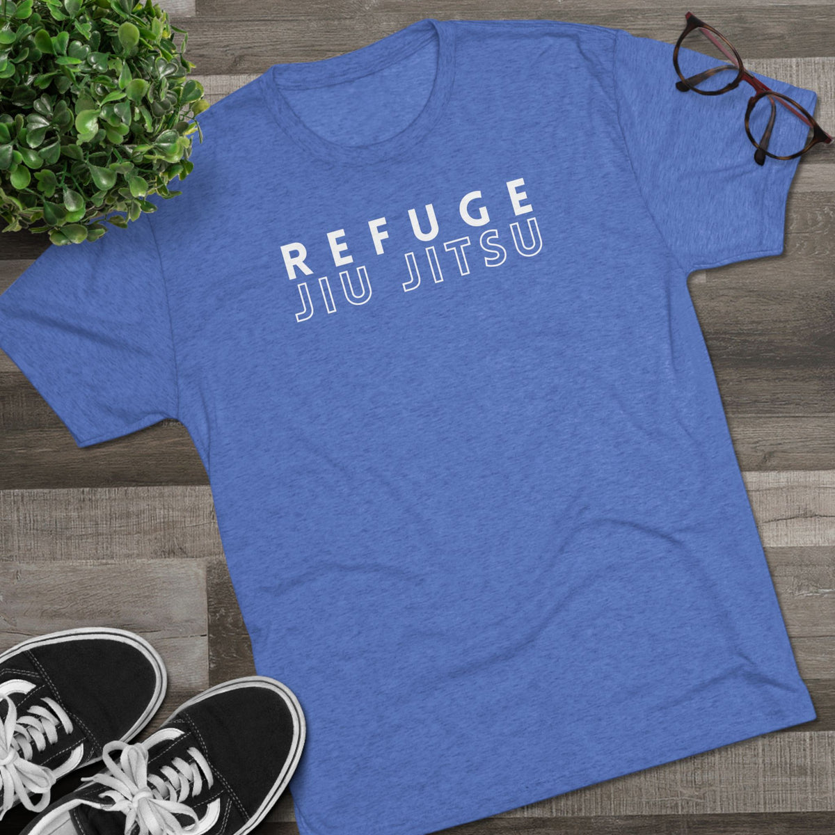Refuge Jiu Jitsu Tri-Blend Tee - Dark