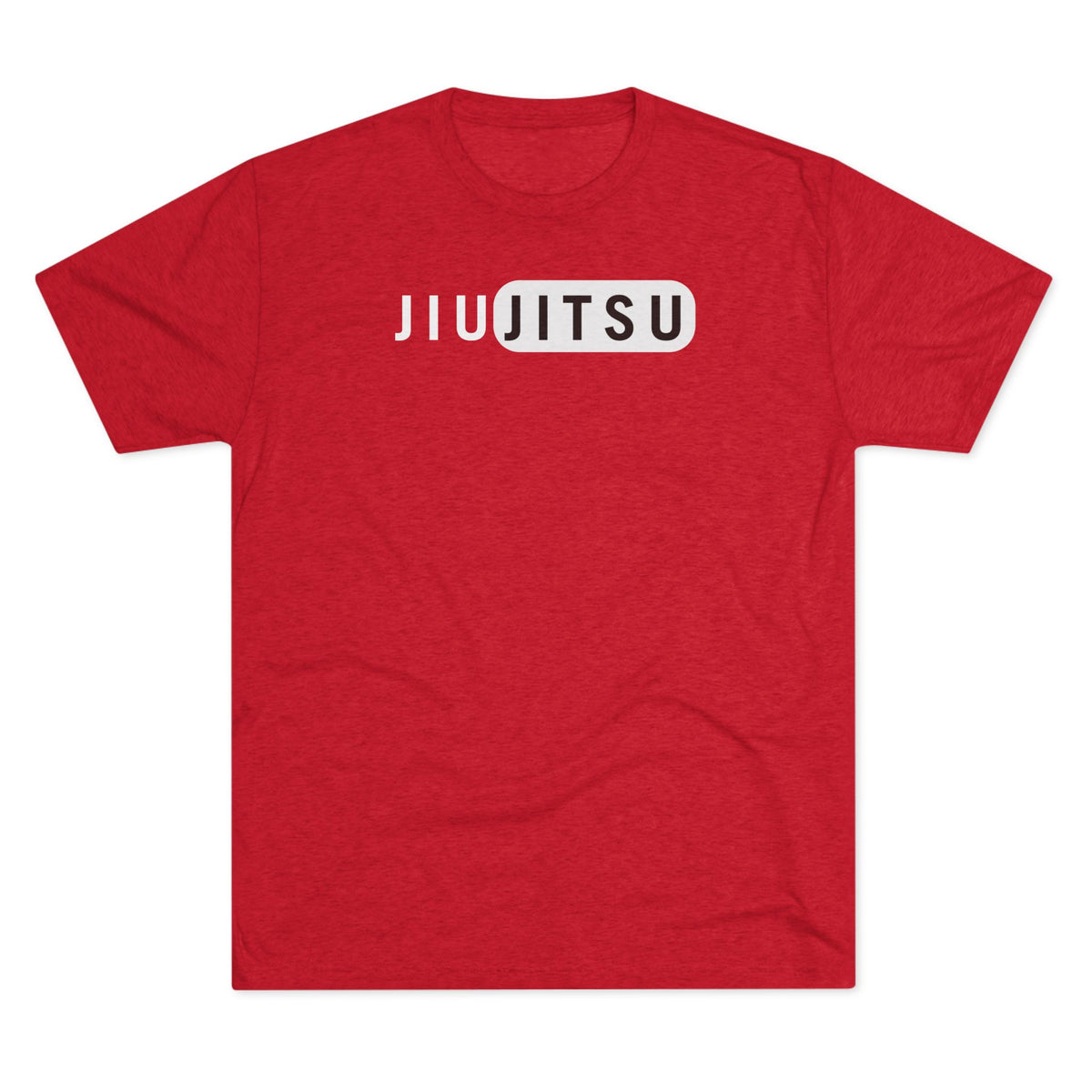 Jiu Jitsu Red Box Tri-Blend Tee - Dark (Red/Black Edition)