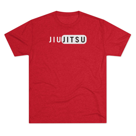 Jiu Jitsu Red Box Tri-Blend Tee - Dark (Red/Black Edition)