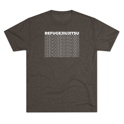 REFUGEJIUJITSU Fade Tri-Blend Tee - Dark (Bold Edition)