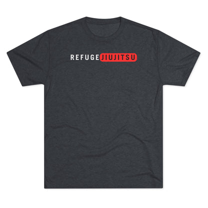 Refuge Jiu Jitsu Red Box Tri-Blend Tee - Dark