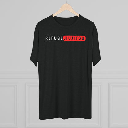 Refuge Jiu Jitsu Red Box Tri-Blend Tee - Dark