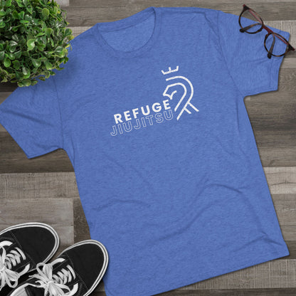 Refuge Jiu Jitsu Lion Logo Tri-Blend Tee - Dark
