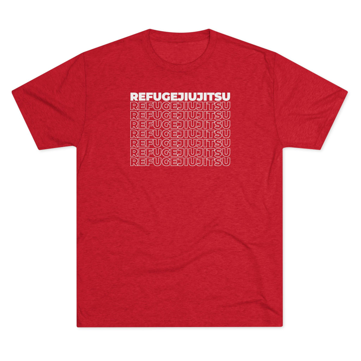 REFUGEJIUJITSU Fade Tri-Blend Tee - Dark (Bold Edition)
