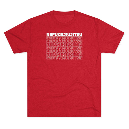 REFUGEJIUJITSU Fade Tri-Blend Tee - Dark (Bold Edition)