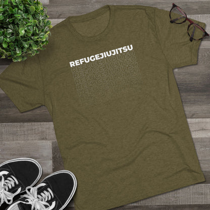 REFUGEJIUJITSU Fade Tri-Blend Tee - Dark