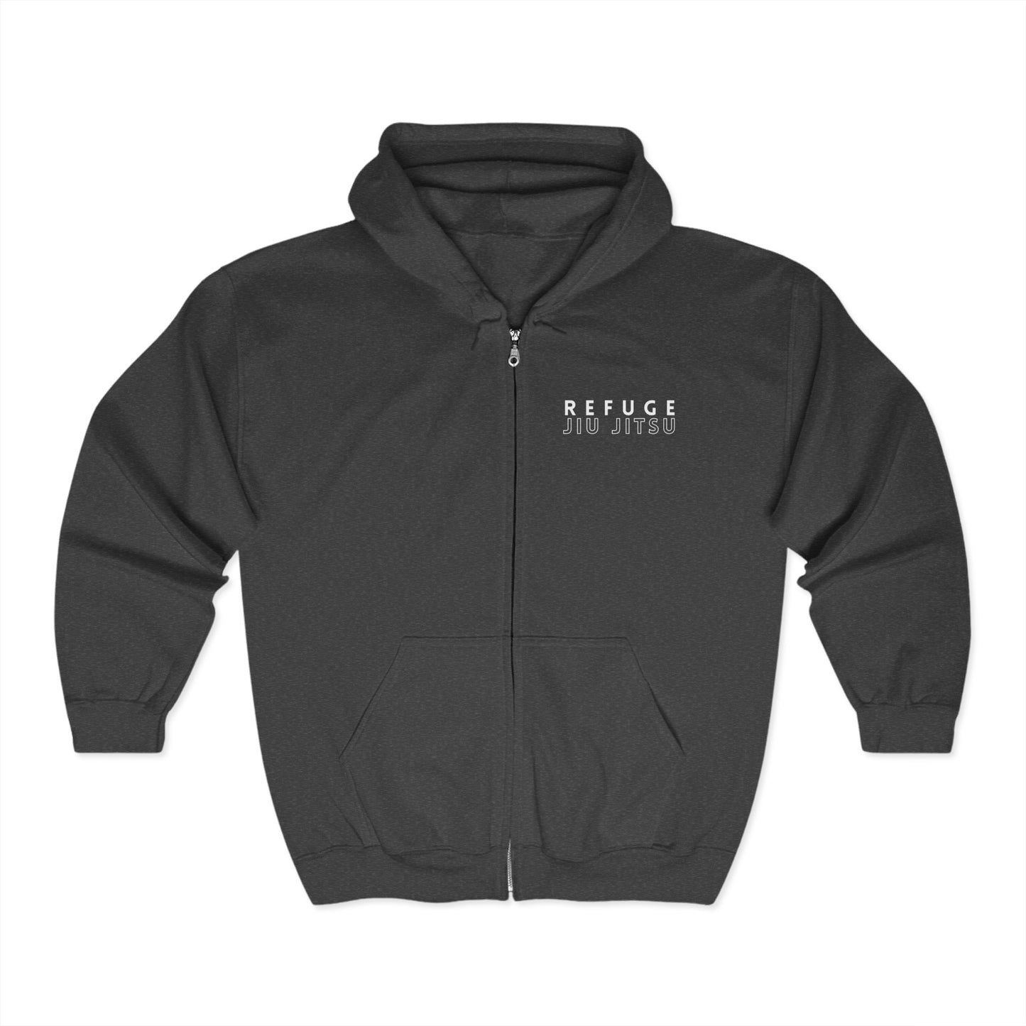 Refuge Jiu Jitsu  Zip Hoodie