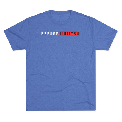 Refuge Jiu Jitsu Red Box Tri-Blend Tee - Dark