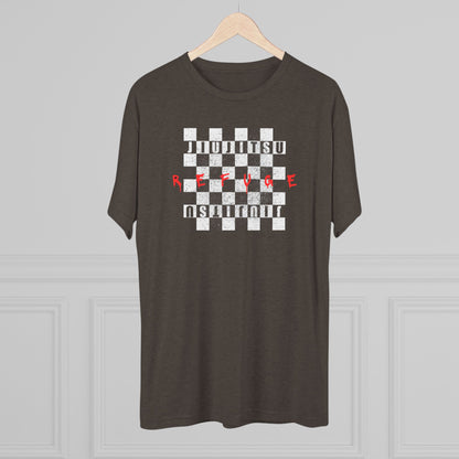Refuge Checkered Tri-Blend Tee - Dark