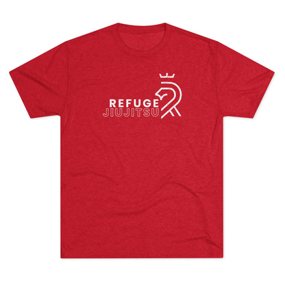 Refuge Jiu Jitsu Lion Logo Tri-Blend Tee - Dark
