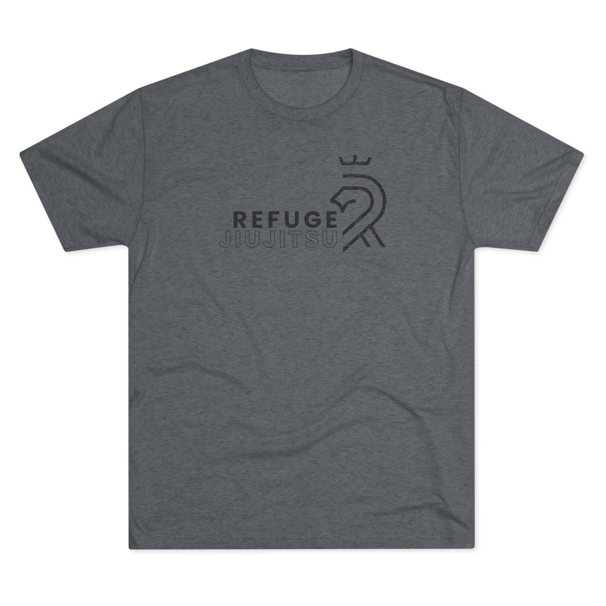 Refuge Jiu Jitsu Lion Logo Tri-Blend Tee