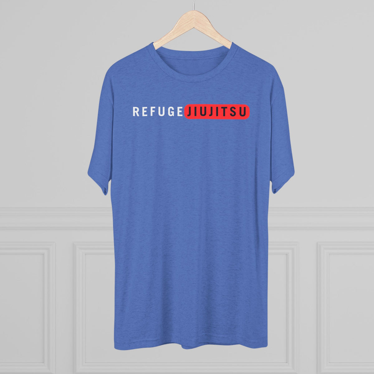 Refuge Jiu Jitsu Red Box Tri-Blend Tee - Dark