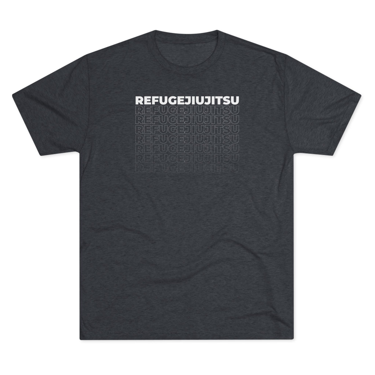 REFUGEJIUJITSU Fade Tri-Blend Tee - Dark