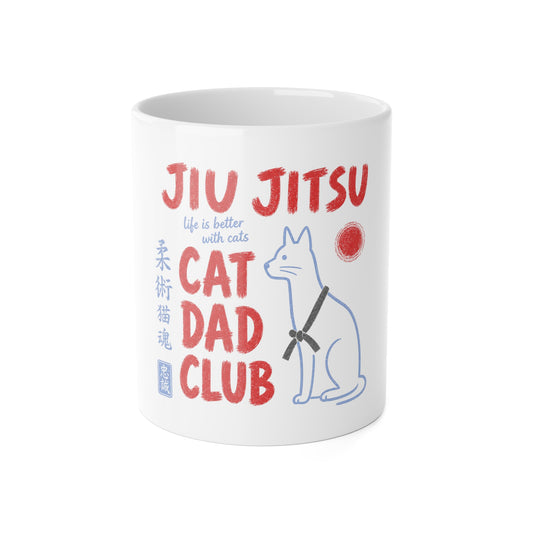 Jiu Jitsu Cat Dad Club Mug