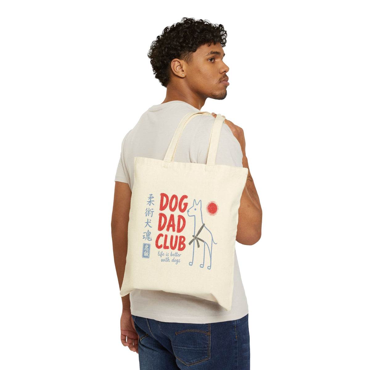 Jiu Jitsu Dog Dad Club Tote