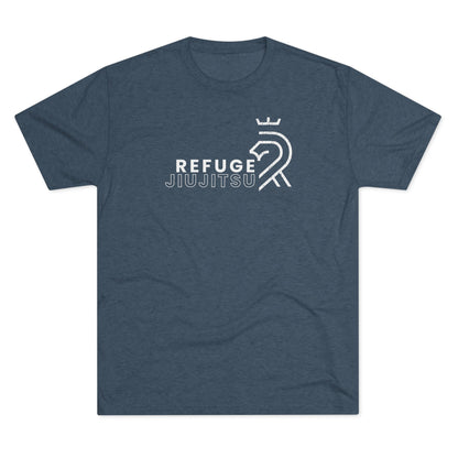 Refuge Jiu Jitsu Lion Logo Tri-Blend Tee - Dark